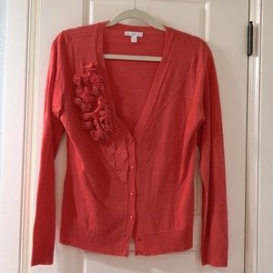 NY&Co coral cardigan sweater.